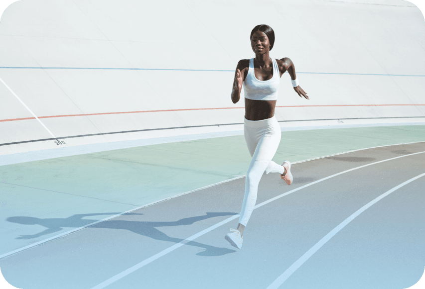 girl running
