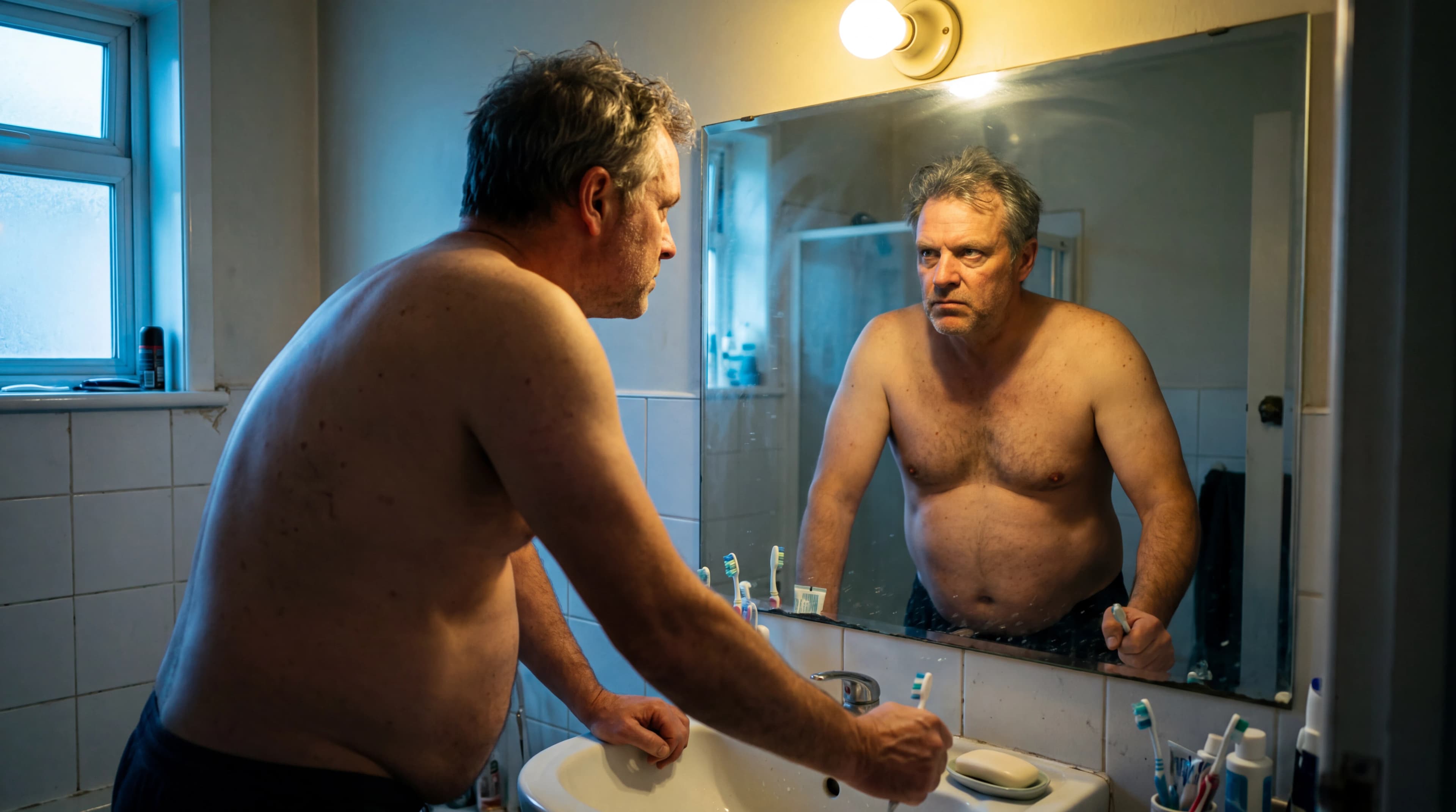 Visceral Fat & Man Boobs After 45: How Strength Training Regulates Aromatase Naturally